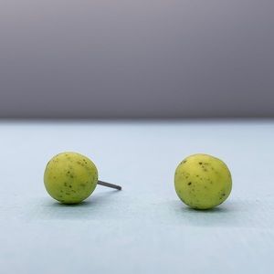 NEW Titanium Posts | Neon Yellow Pop Color Studs